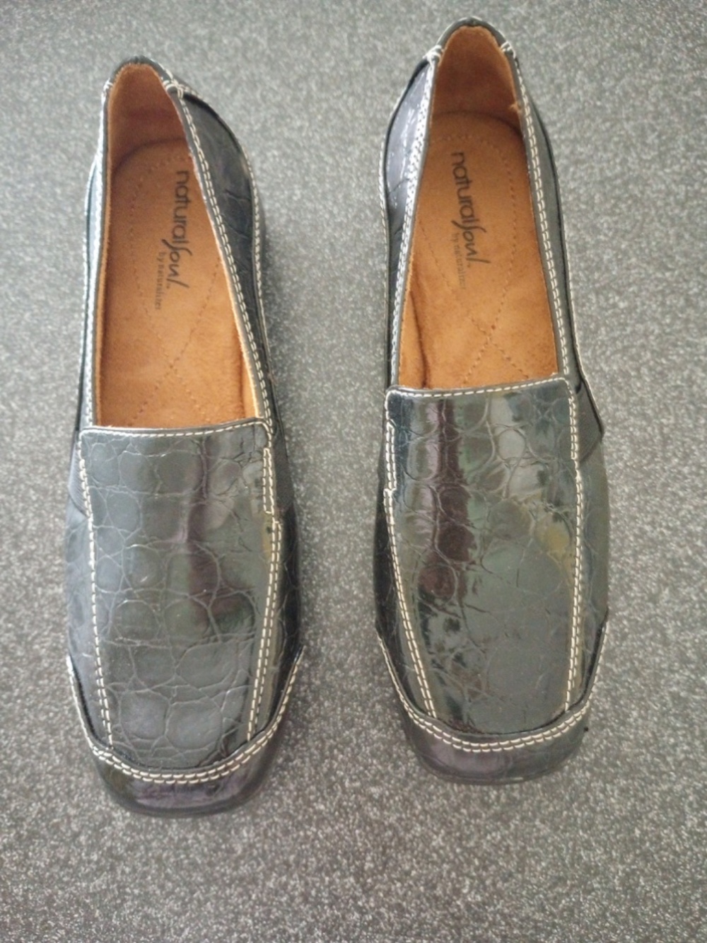 Natural Soul Black Moccasins – Size 7.5 – Brand New
